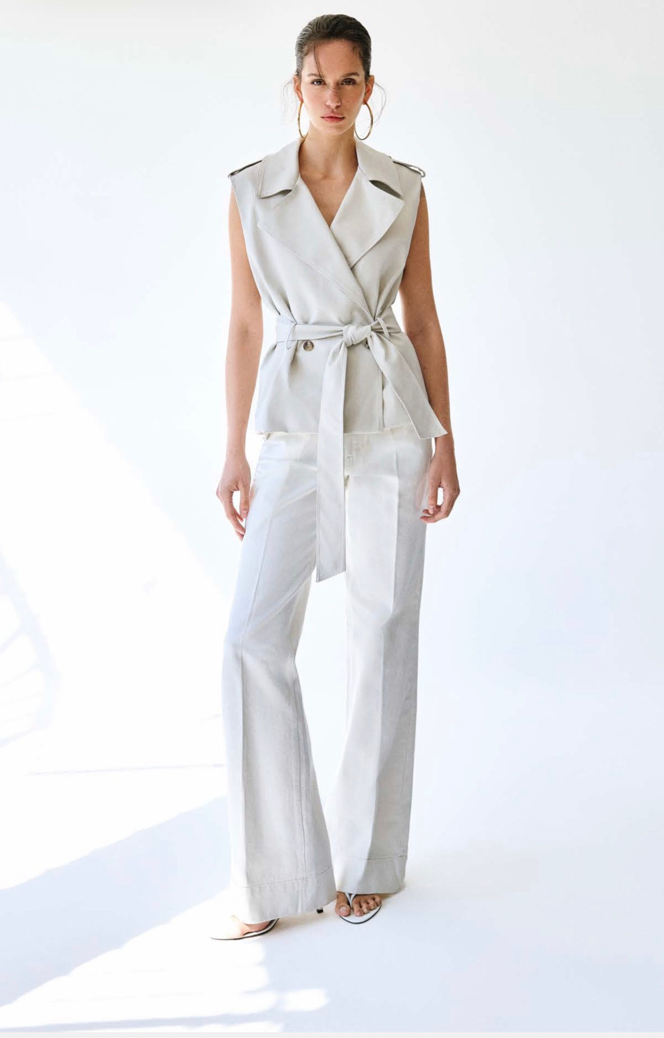 Pre-venda 15.07 Jeans Branco vinco