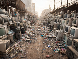 The scale of e-waste on the planet.