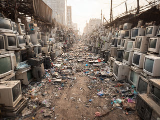 The scale of e-waste on the planet.