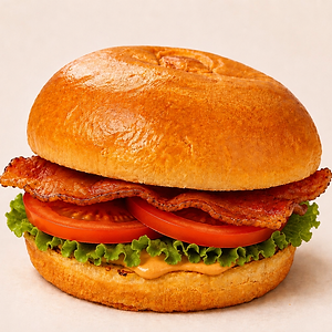 Bacon, Lettuce & Tomato on Brioche