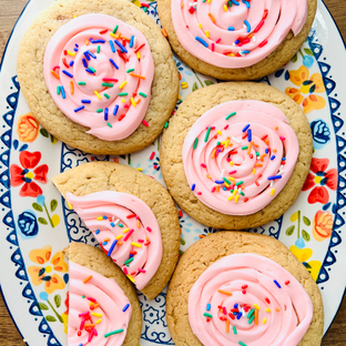 Strawberry Pop-Tart Cookies