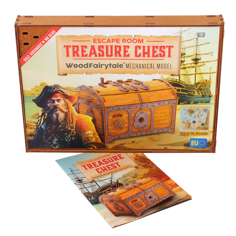 Thumbnail: Treasure Chest Wooden Box