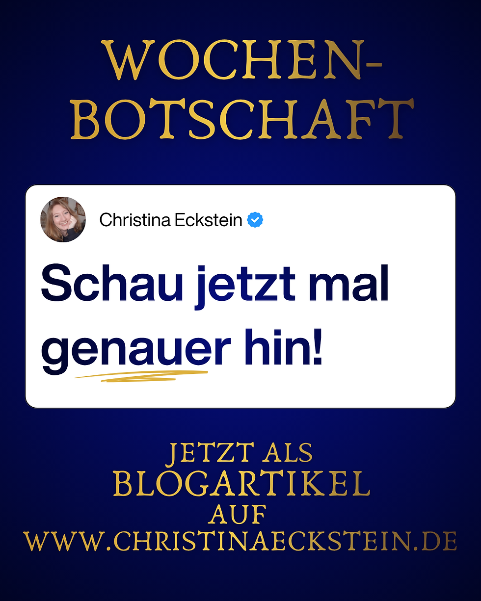 Wochenbotschaft
