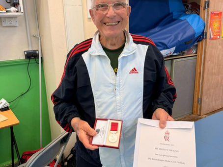 Celebrating Dave's Inspiring Journey: A Community Champion Honored with the British Empire Medal