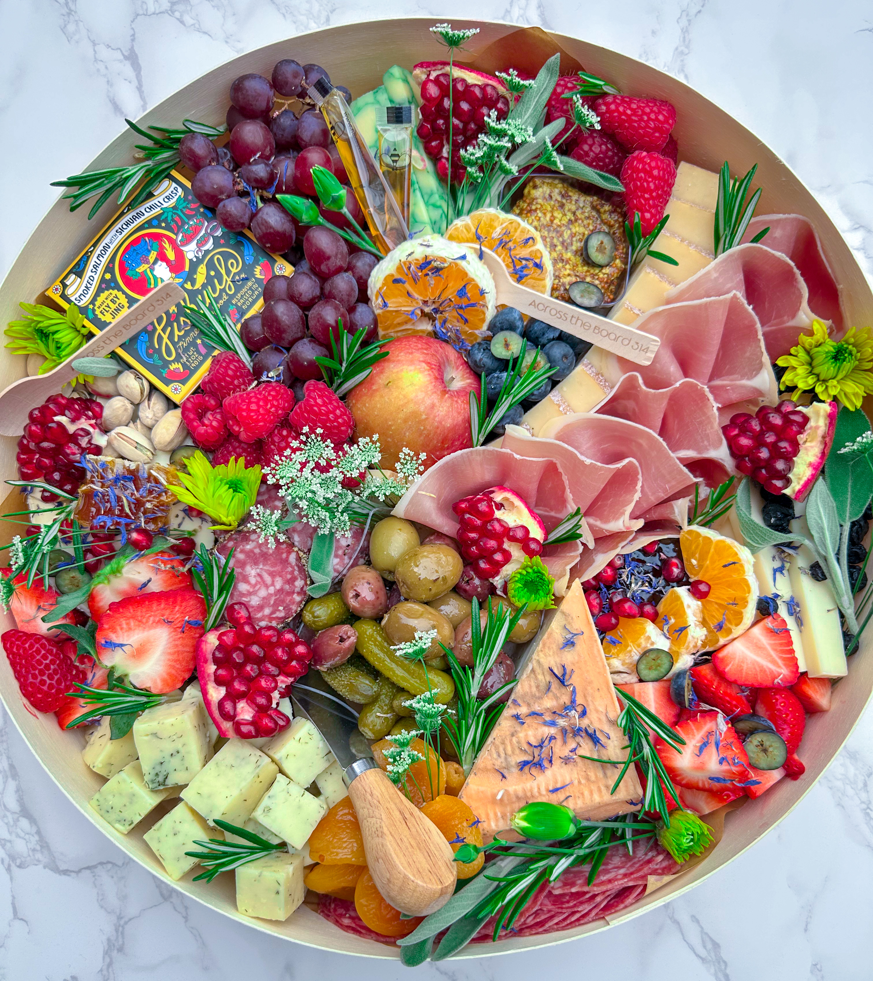 Arranged Food and Objects