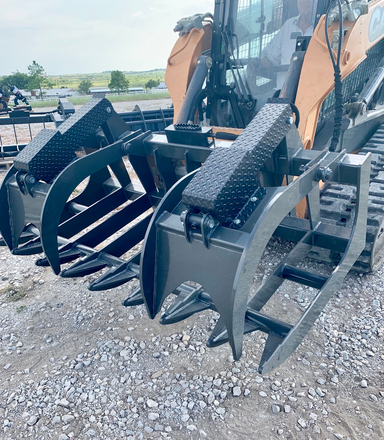 Skid Steer Root Grapple - Xtreme Duty by CID Attachments