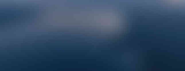 Aerial shot of Payette Lake during golden hour