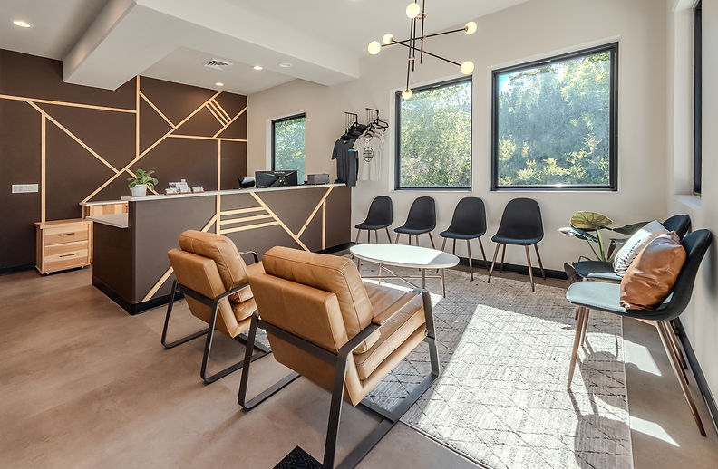 Front desk interior at PPT