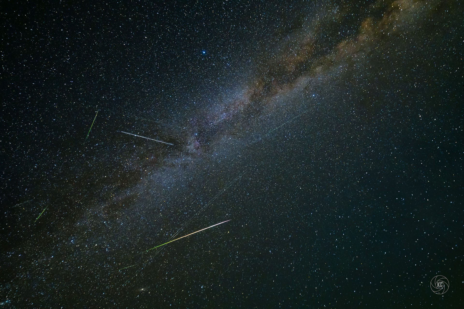 2023 Perseids Meteor shower at Kirkham Hot Springs