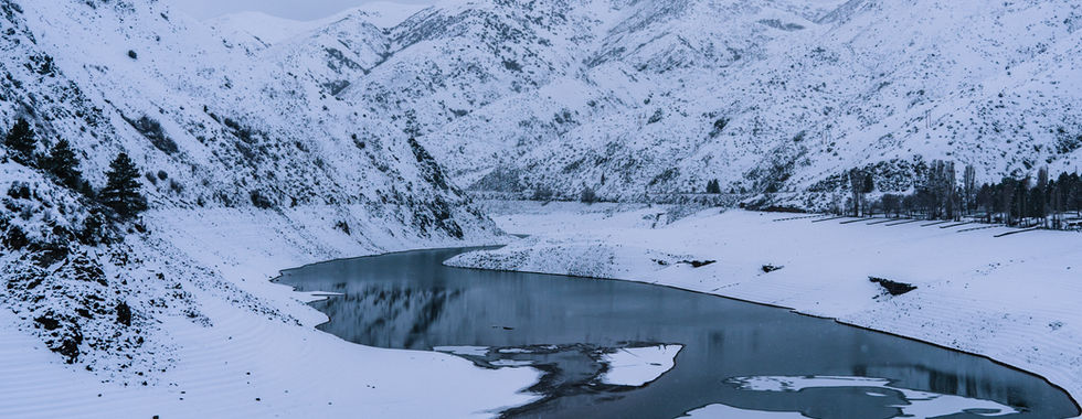 Winter Landscape captured close to 5 Mile Flat in Lucky Peak