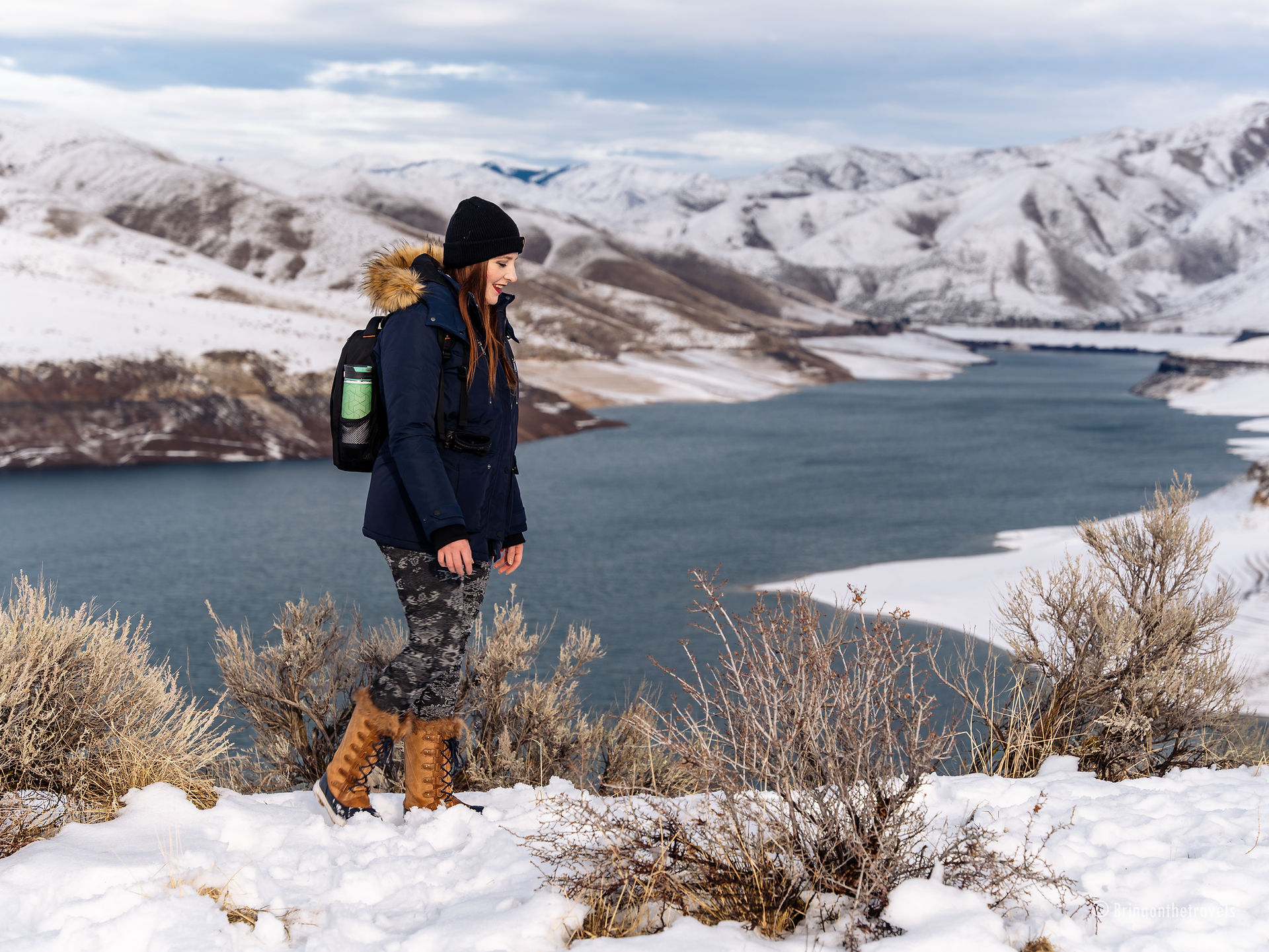 Self Portrait- Winter landscape in Lucky Peak