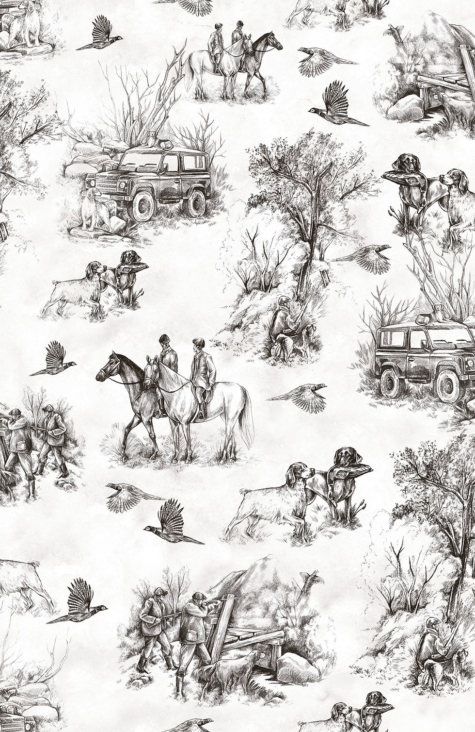 Thumbnail: 'Beat' Shooting Toile Wallpaper - Available in 5 Colours