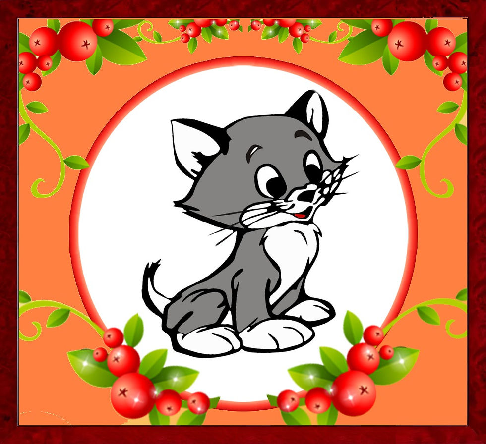 мой шаблон котенок