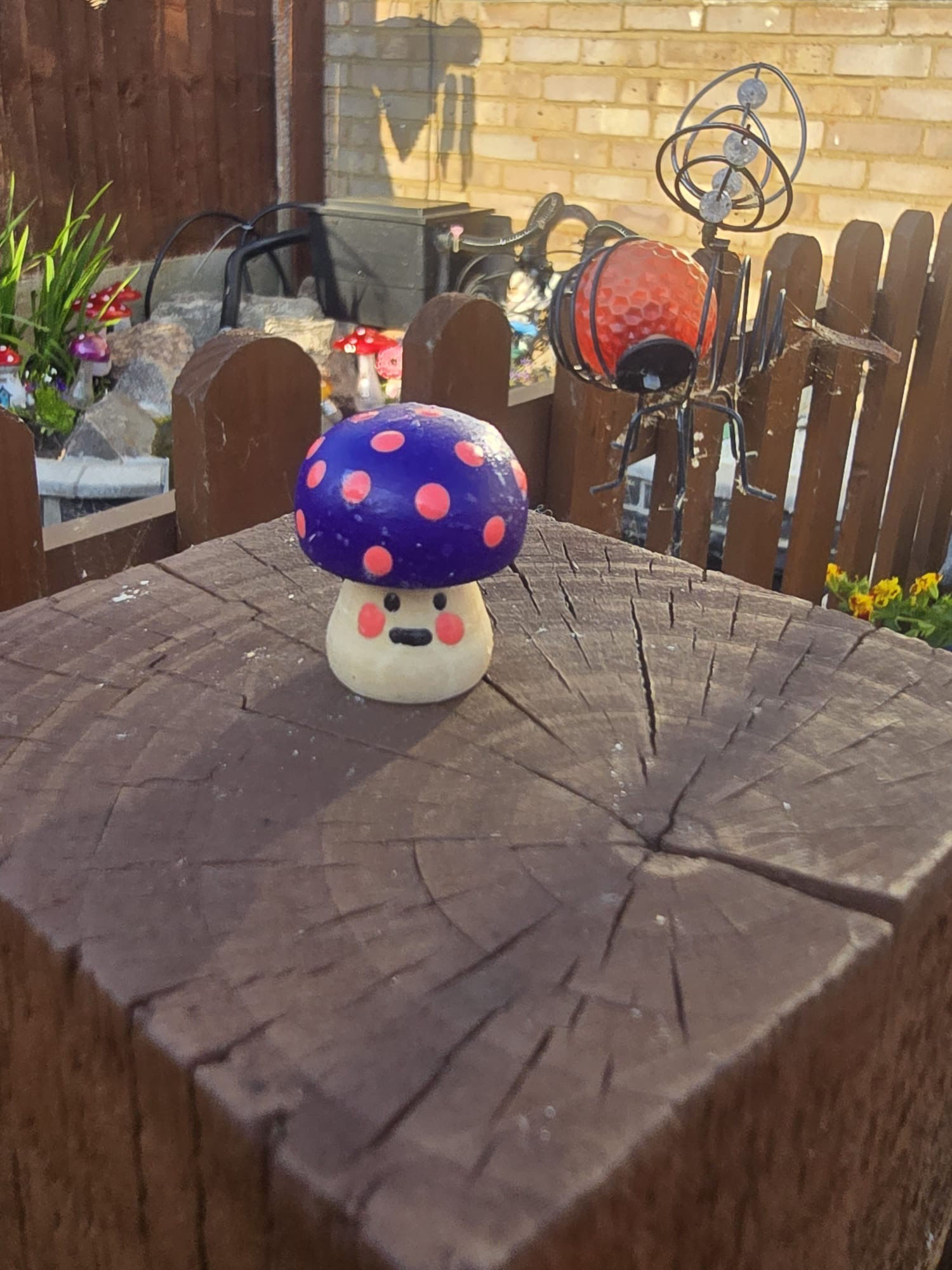 Wooden toadstool 