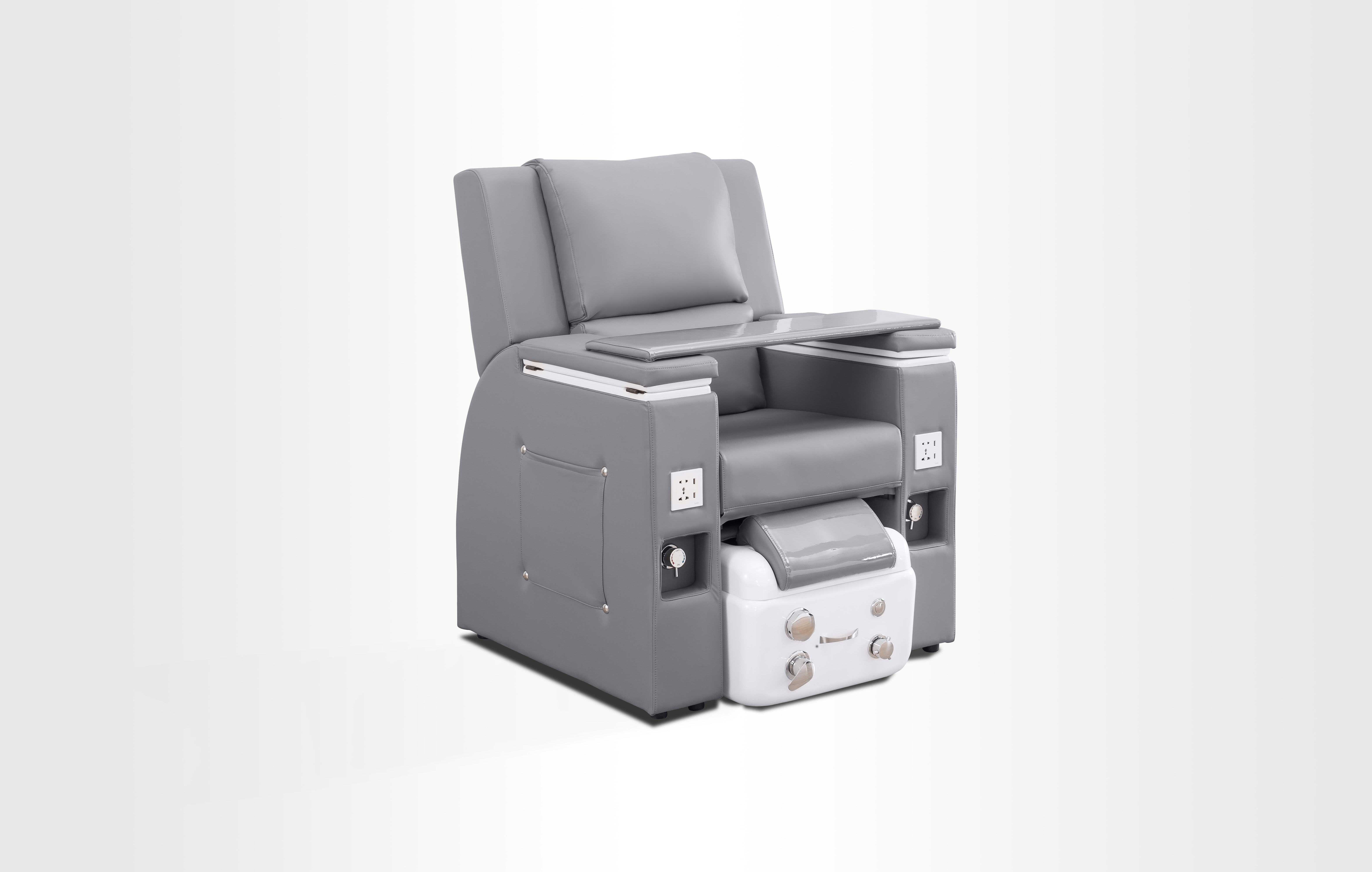 Luxury Plumbed Nail Sofa with Surf Foot Tub & Hand Soak Basin|MZ9#