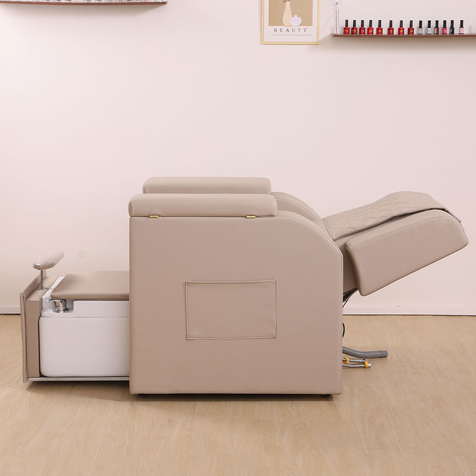 Thumbnail: Luxury Massage Nail Sofa Chair with Hand Soak & Surf Foot Tub|MZ8-A#
