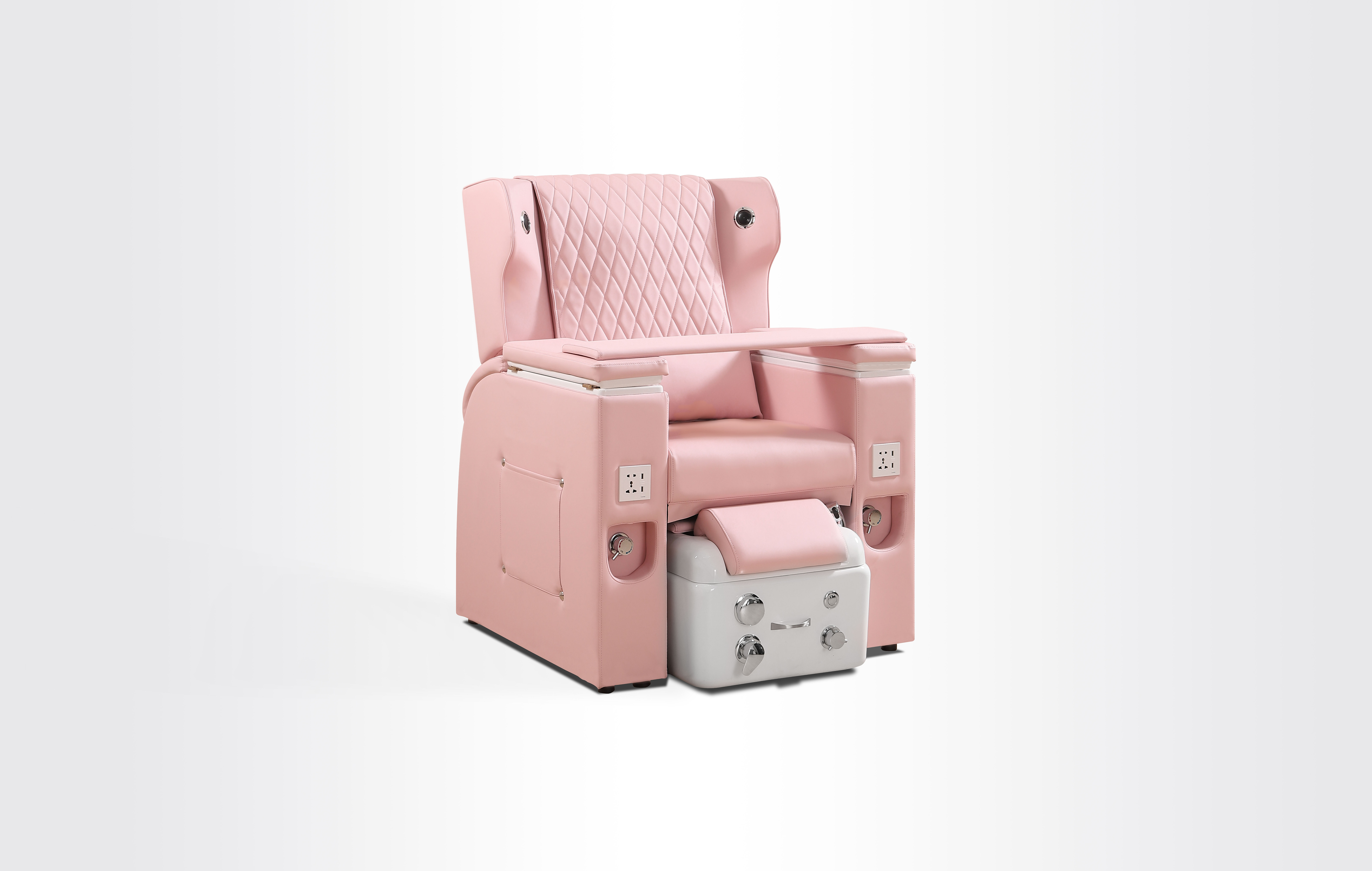 Reclining Spa Pedicure Massage Chair with Bluetooth, Hand & Surf Foot Tub|MZ3#