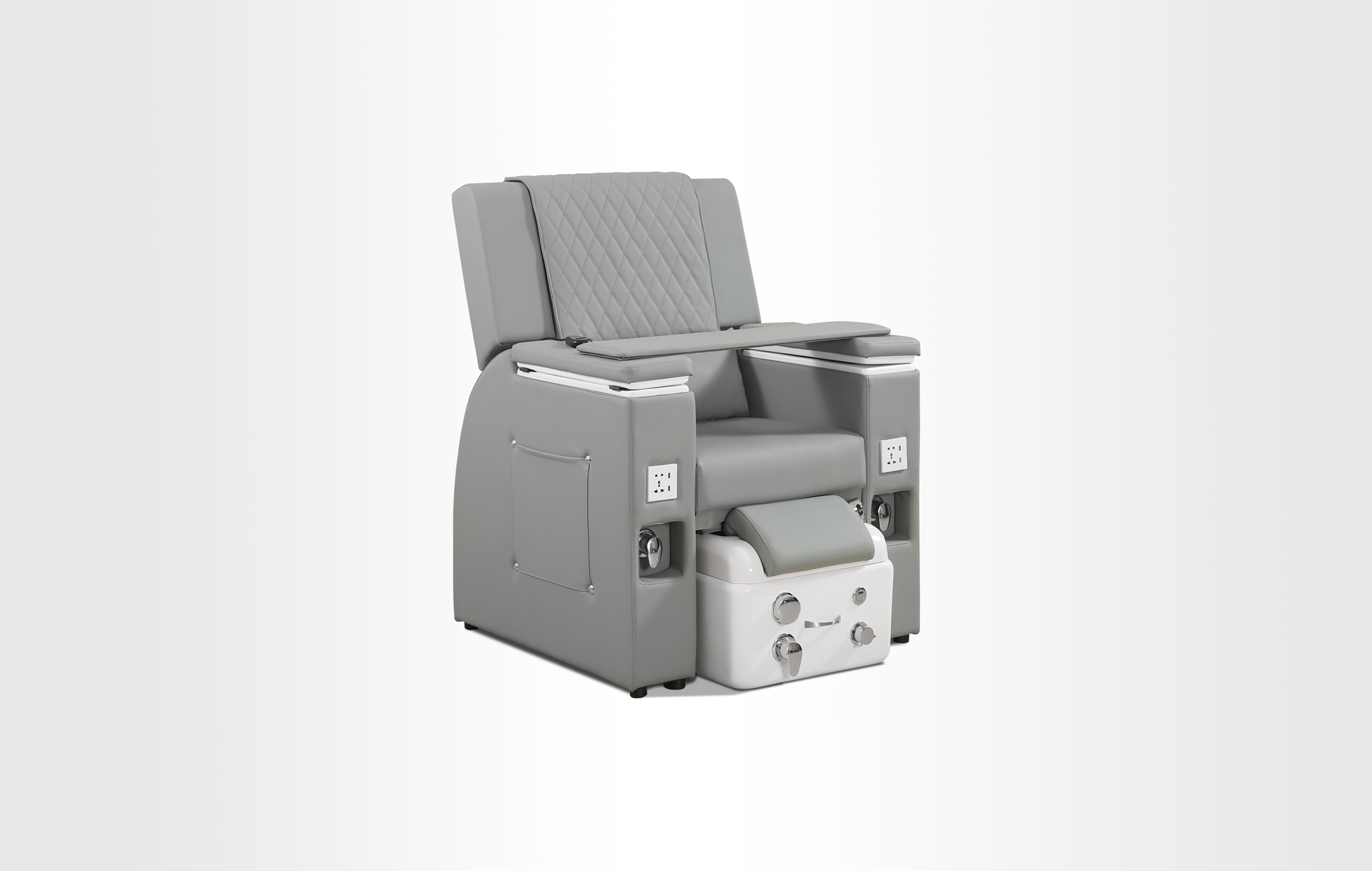 Manicure Pedicure Recliner Spa Chair with Massage Surf Foot Tub|MZ2#