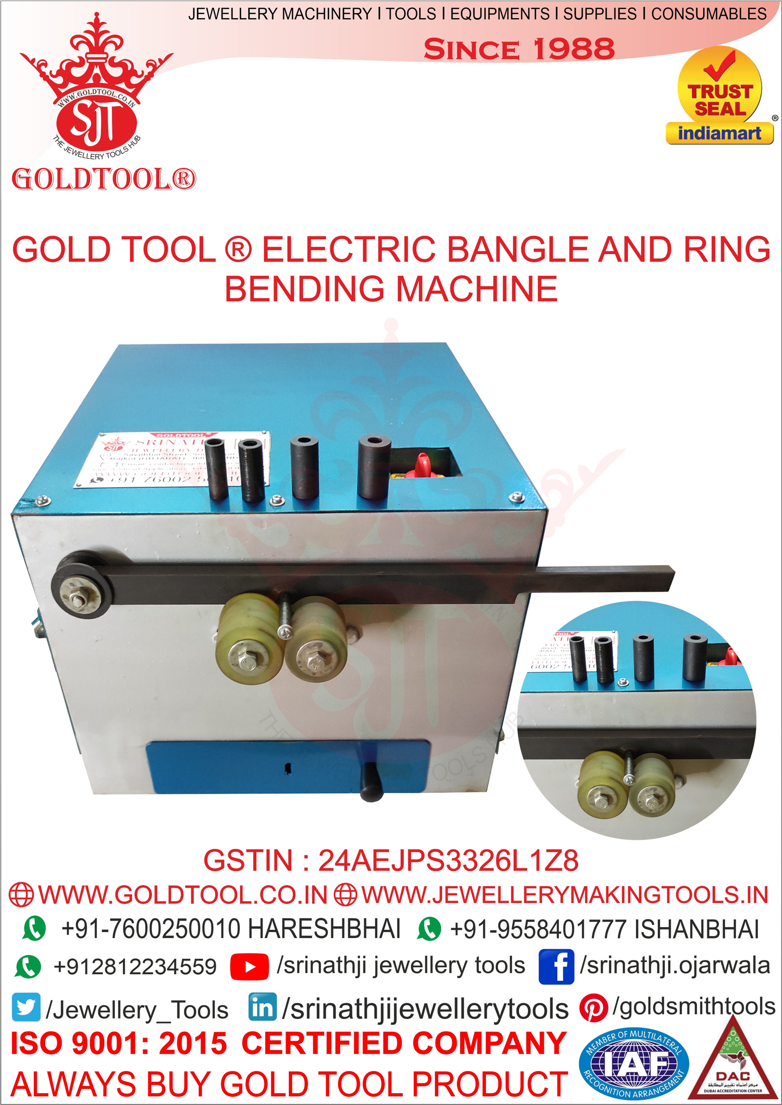 Gold Tool Bangle Bending Machine  ring bending machine