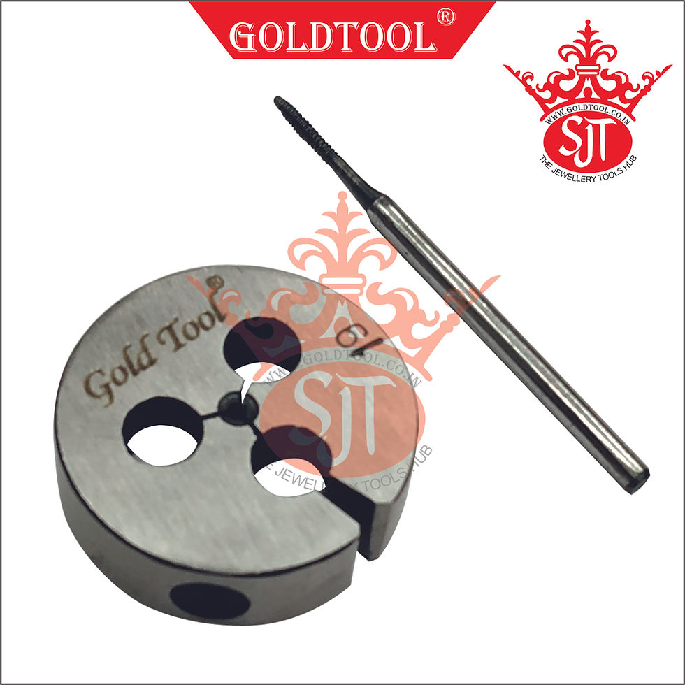gold threading dies 19 gauge