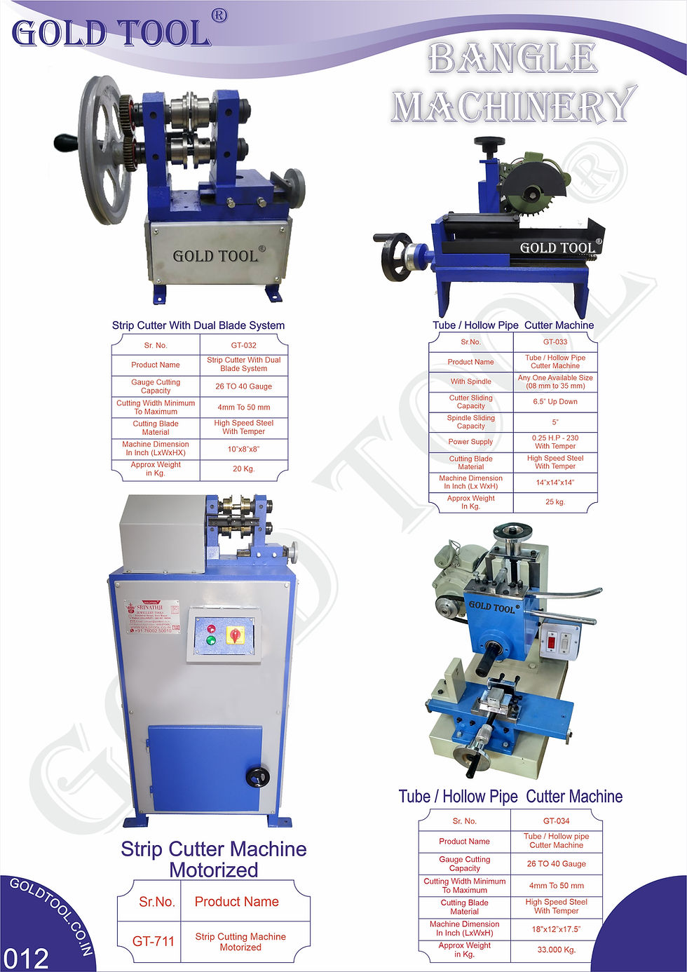 Thumbnail: gold tool strip cutter with dual blade system jewellery machinery
