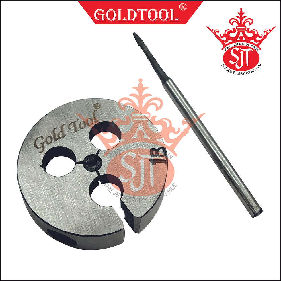 Thumbnail: gold tool threading dies 22 gauge jewellery tools