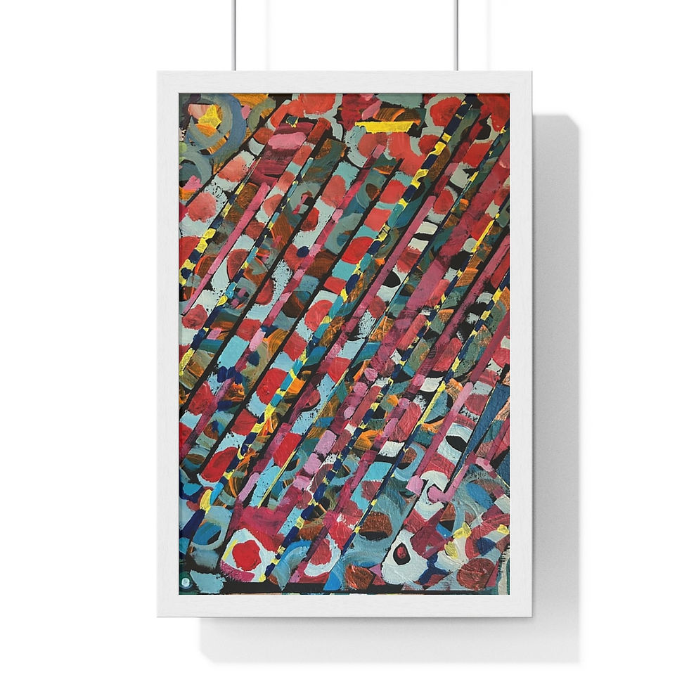 Thumbnail: DasWald Original Abstract Framed Poster