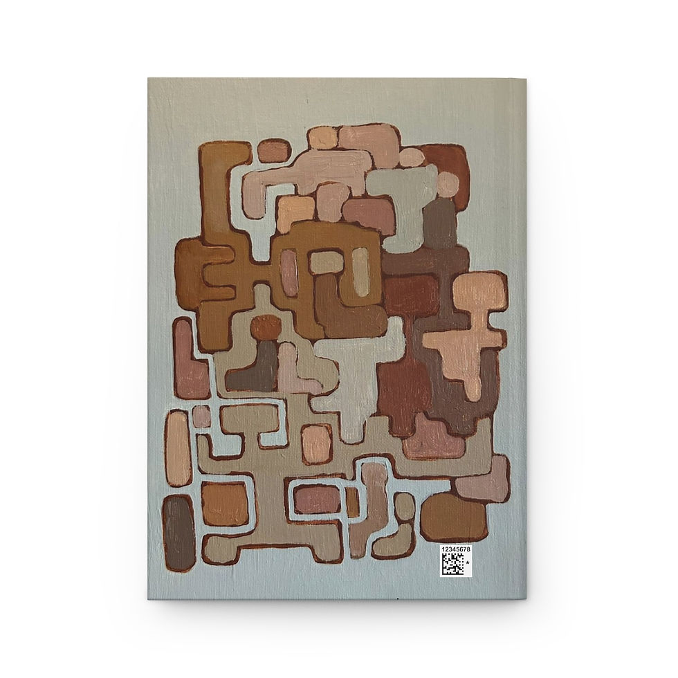 Thumbnail: DasWald Original Abstract Expressionist Hardcover Journal 