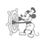 Thumbnail: Steamboat Willie Mickey Mouse Public Domain Sticker