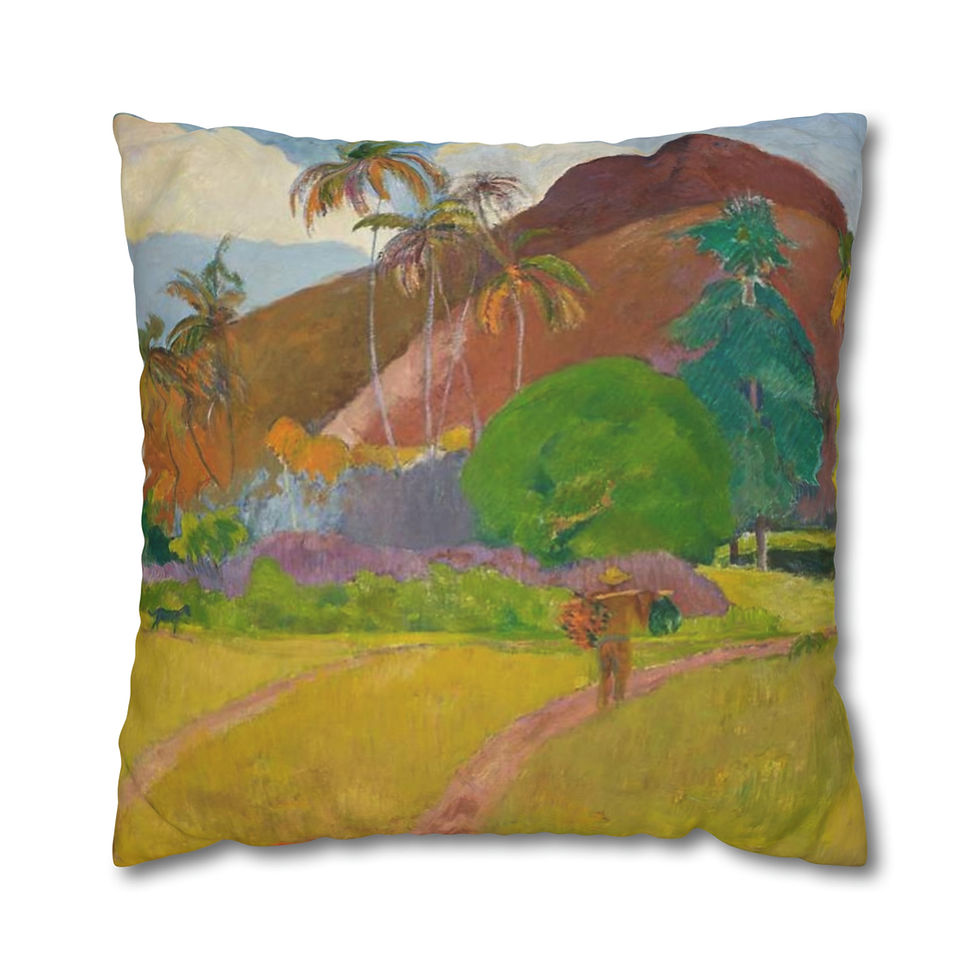 Thumbnail: Paul Gauguin II inspired Spun Pillow Case 