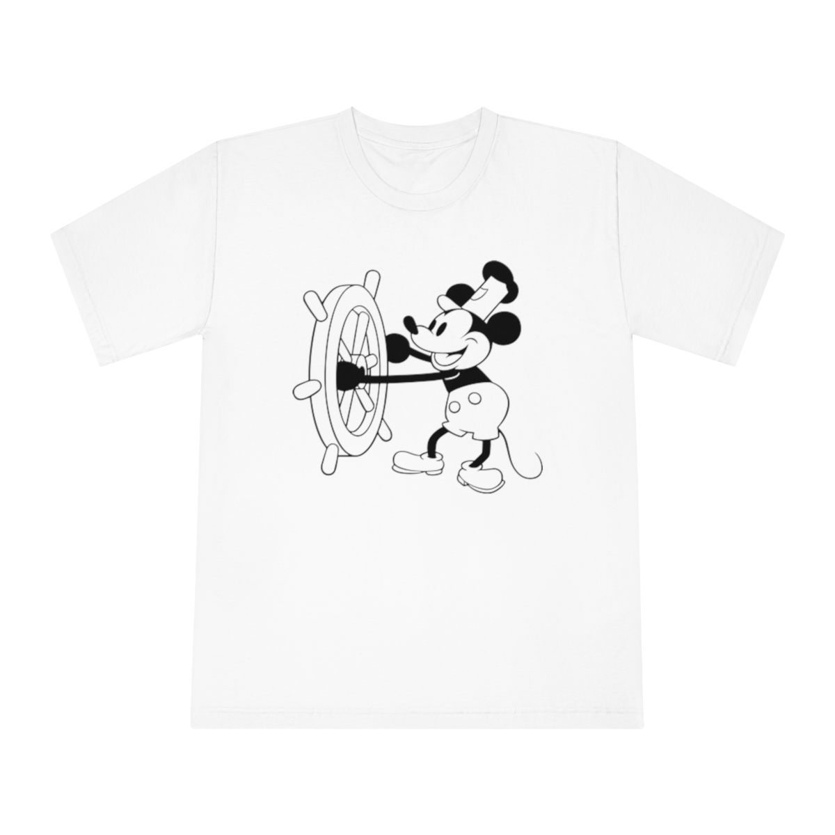 Steamboat Willie Mickey Mouse Public Domain Tee