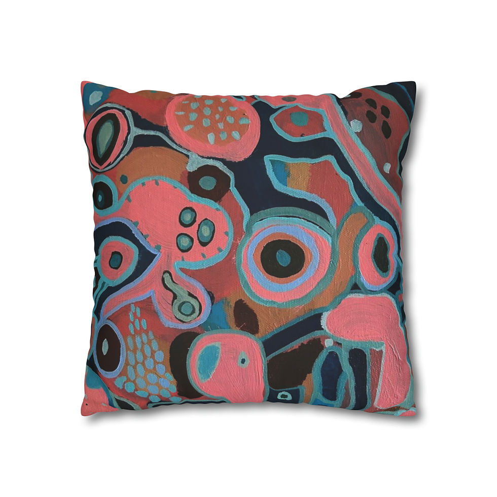 Thumbnail: DasWald Original Abstract Spun Pillow Case 