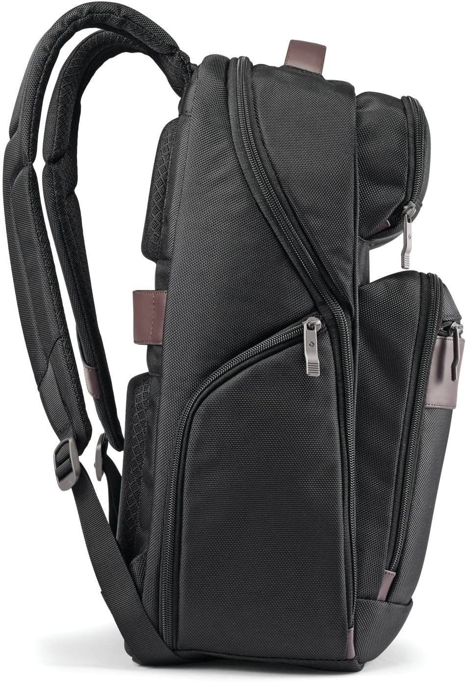 섬네일: 샘소나이트 콤비 백팩 Samsonite Kombi Business Backpack, Black/Brown, 1
