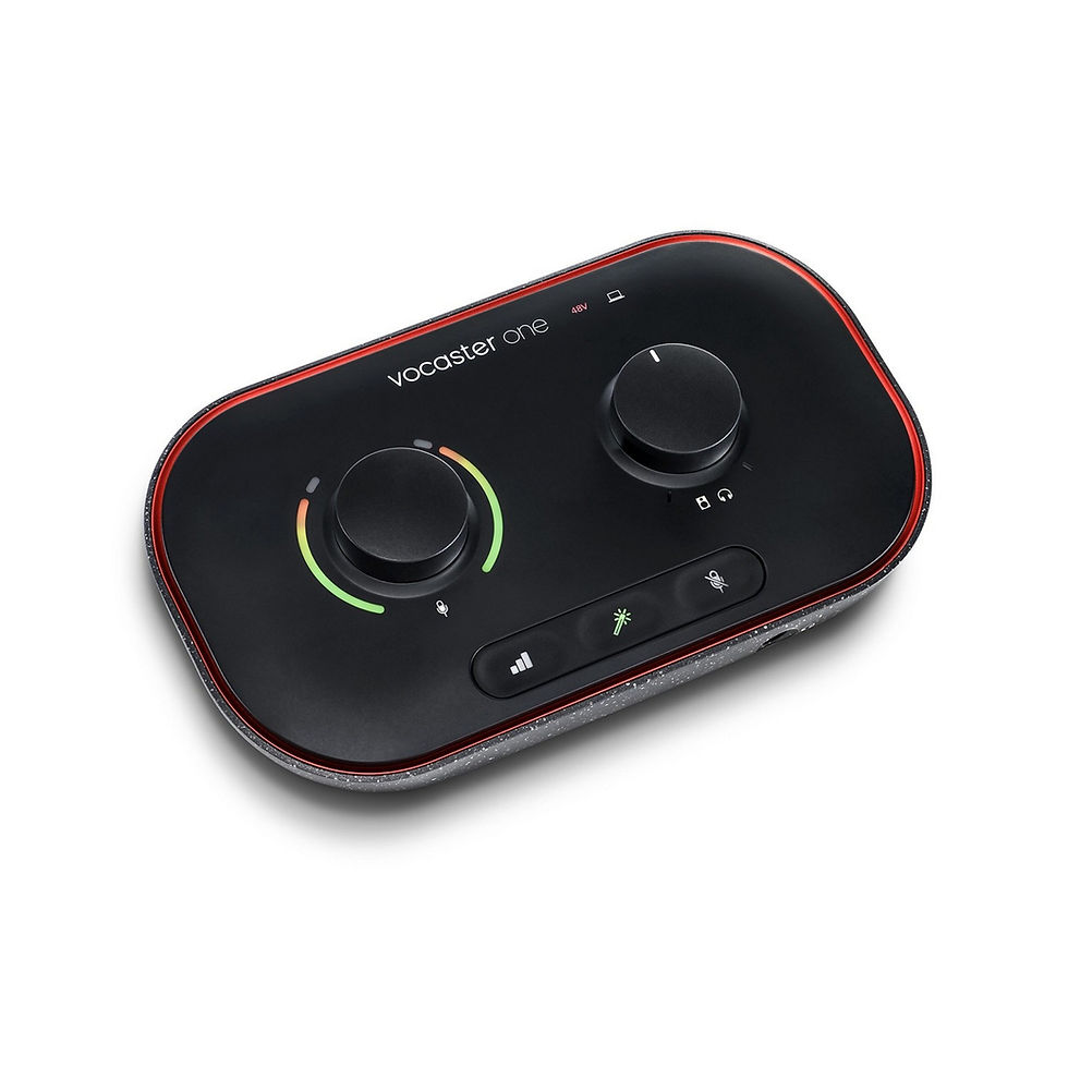섬네일: Focusrite Vocaster One Podcasting Audio Interface