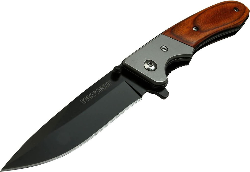 섬네일: 택포스 폴딩 나이프 나무 손잡이 TAC Force TF-469 Gentleman's Assist
