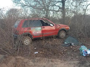 Ex-vereador e esposa ficam feridos após carro capotar na PI-477 em Pedro II