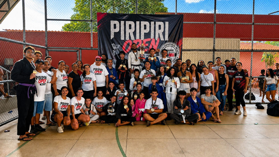 QG da Luta de Piripiri conquista 1º lugar entre equipes com 46 medalhas no Piripiri Open