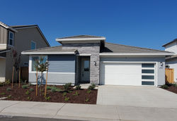 Flush Garage Door with Full View Window Design Down the Side