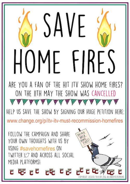 Save Home Fires Campaign Poster Copyright Jessica Taylor 2016