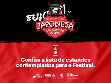 Prefeitura divulga lista de estandes contemplados para o São Sebastião Matsuri 2026