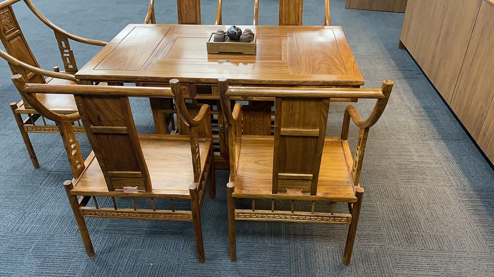 Thumbnail: Chinese Tea Table Set of 6