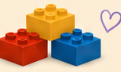 legos stacked