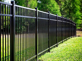 Black Aluminum Fence FOXWRKSLLC