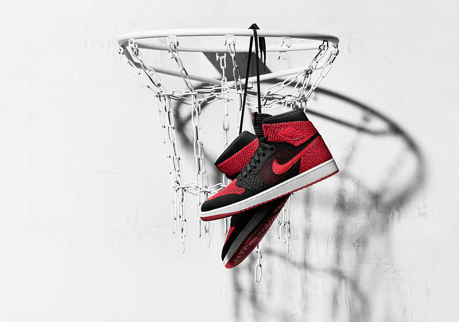 air jordan 1 bred flyknit