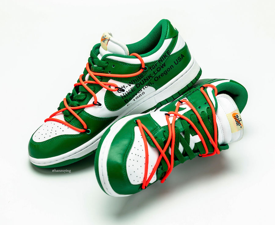 Imagens detalhadas do OffWhite x Nike Dunk Low
