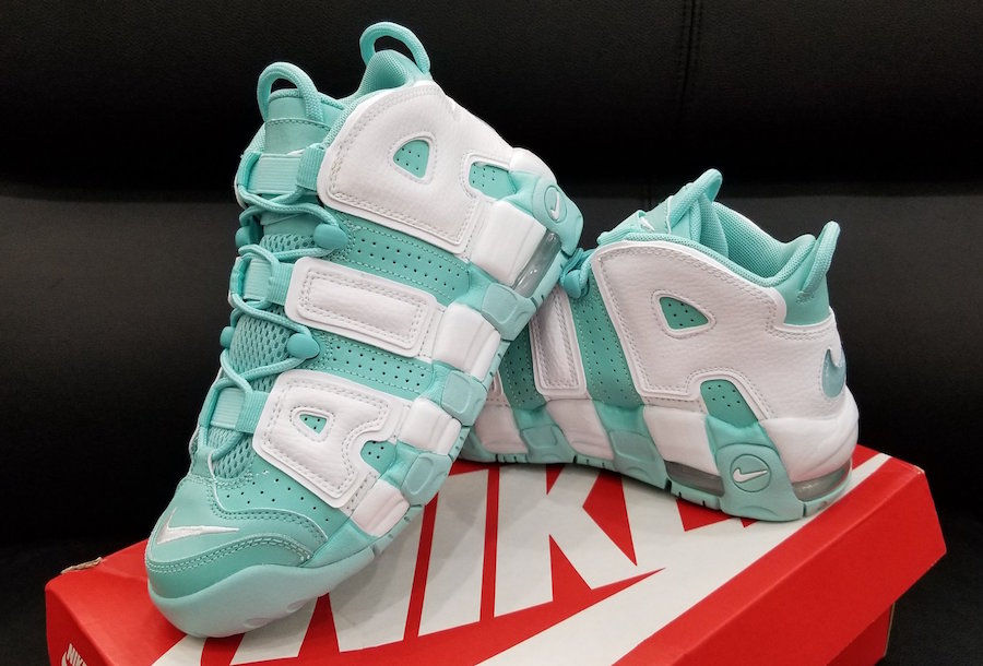 nike air more uptempo green