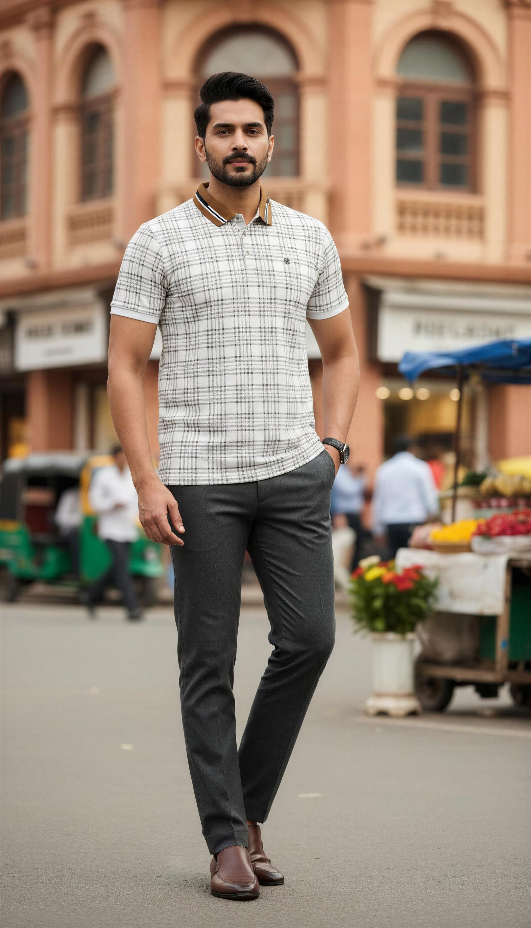Legacy Plaid Polo Shirt