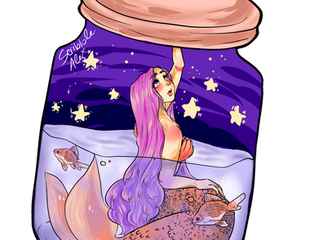 Mermaid in a Glas