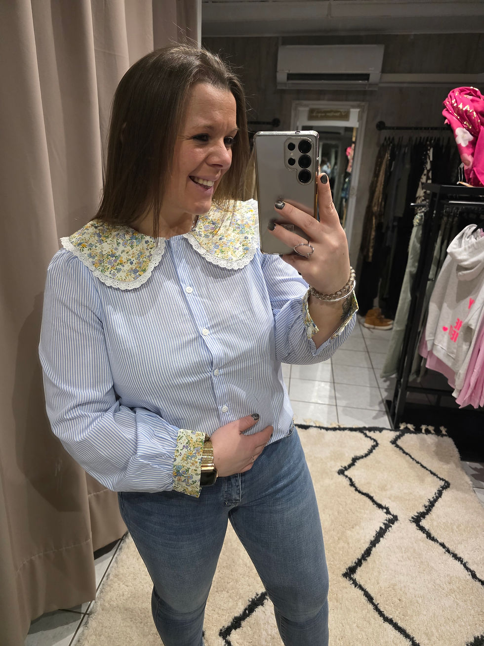 Miniature : BLOUSE COL CLAUDINE