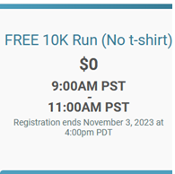 Merced Run for Fallen Event Date